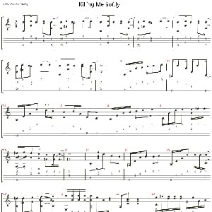 Killing Me Softly 吉他谱