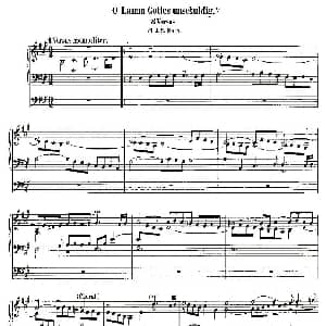 18首赞美诗前奏曲之六 钢琴谱 约翰 塞巴斯提安 巴赫