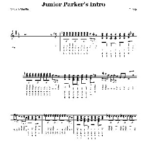 口琴谱 | Junior Parker‘s Intro 布鲁斯