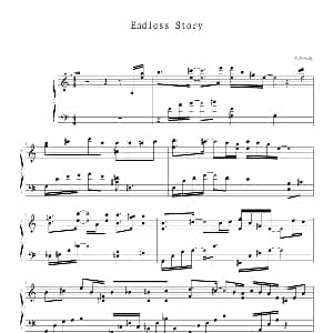 Endless Story 钢琴谱 光亮倾城
