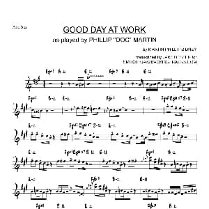 萨克斯谱 | Good Day At Work 中音萨克斯