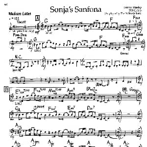 Sonja's Sanfona 钢琴谱