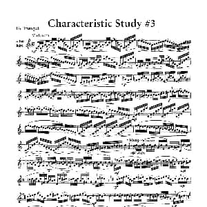 Characteristic Study #3 小号 J. B. Arban