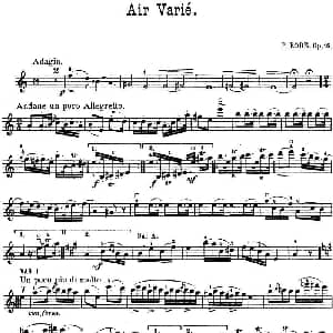 小提琴谱 | Air Varie Op.16 罗德