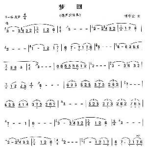 葫芦丝谱 | 梦回 谭学金