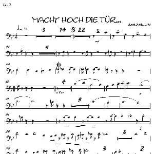 Macht Hoch Die Tru… 第二小号分谱