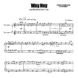 萨克斯谱 | Way Hey