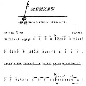 二胡谱 | 使爱情更美丽 佐佐木雄