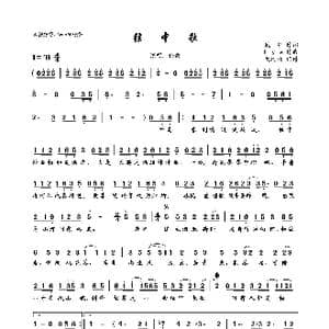 弦中歌_歌曲简谱_词曲:贰哲 bye