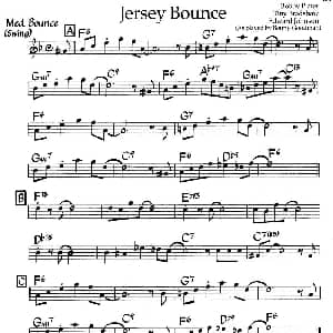 Jersey Bounce 钢琴谱