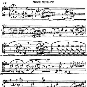 为加料钢琴而作的奏鸣曲与间奏曲 钢琴谱 约翰 凯奇