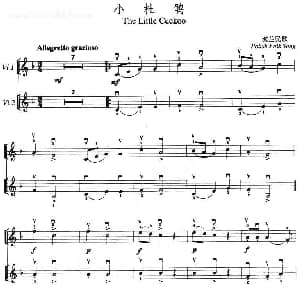 小提琴谱 | 小杜鹃