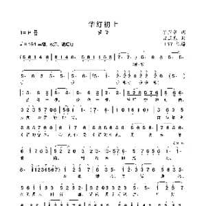 华灯初上_歌曲简谱_词曲:任卫新 孟卫东