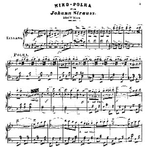 喀秋莎 钢琴谱 约翰 施特劳斯