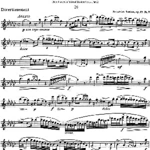 长笛曲谱 | 斯勒新老风格长笛练习重奏曲 第二部分 NO.26 Siegfried Thiele S. 斯勒