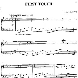 First Touch 钢琴谱 Yanni