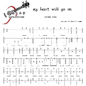 my heart will go on ukulele 吉他谱