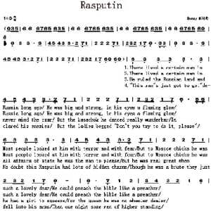 Rasputin_歌谱投稿_词曲:Boney M Boney M