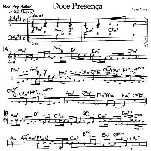 Doce Presenca 钢琴谱