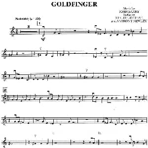 小提琴谱 | GOLDFINGE