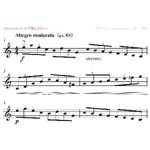 开塞练习曲No.1_歌曲简谱_词曲: 开塞