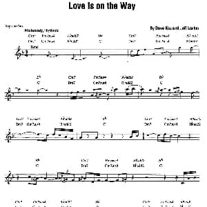 萨克斯谱 | Love ls on the Way Dave Koz 戴夫 考兹