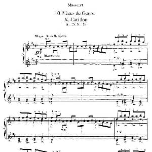 Dix Pièces de Genre Op.10 钢琴谱 朱尔斯 埃米尔 马斯涅
