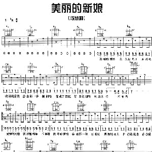 美丽的新娘 吉他谱 陈慧琳