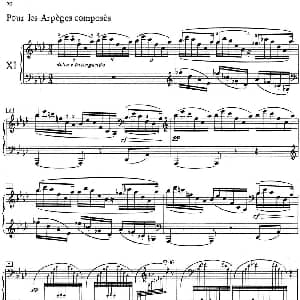 德彪西12首钢琴练习曲 钢琴谱 德彪西