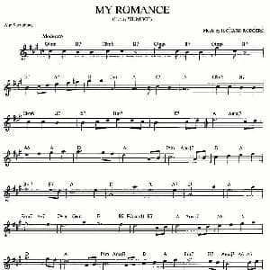 萨克斯谱 | MY ROMANCE