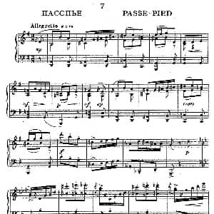 Ten Pieces from Cinderella Op.97 钢琴谱 谢尔盖 普罗科菲耶夫