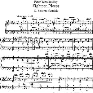 柴可夫斯基18首钢琴小品Op.72 钢琴谱 俄 彼得 伊利奇 柴可夫斯基