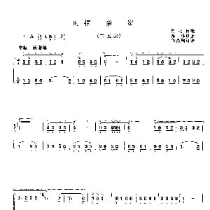 琵琶谱 | 探亲家 二重奏 河北民歌 潘一鸣编曲版 河北民歌 潘一鸣编曲