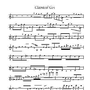 小提琴谱 | Classical Gas 小提琴谱