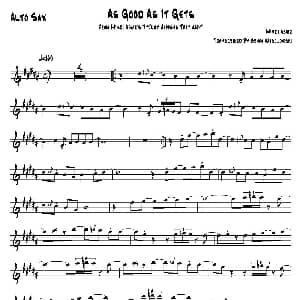 萨克斯谱 | As Good As It Gets 中音萨克斯