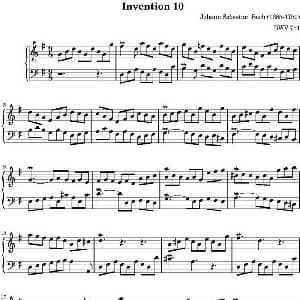 15首巴赫二部创意曲集 钢琴谱 巴赫