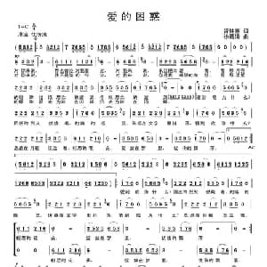 爱的困惑_通俗唱法乐谱_词曲:胥钟蕙 徐嘉清