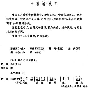 昆曲 玉簪记 秋江