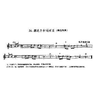 小提琴谱 | 学琴之路练习曲24 都达尔和玛丽亚