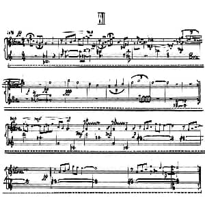 为加料钢琴而作的奏鸣曲与间奏曲 钢琴谱 约翰 凯奇