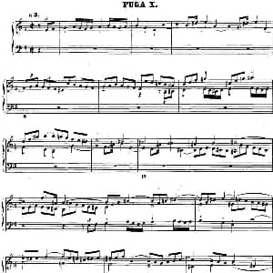 巴赫 平均律钢琴曲集 第二卷 之赋格曲 钢琴谱 巴赫