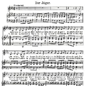 Der Jager_外国歌谱