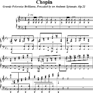 Chopin 钢琴谱