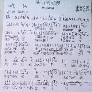 美丽的拉萨_歌谱投稿_词曲:李会文 桑卫国