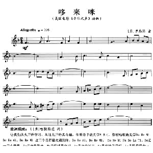 哆来咪 美国电影 音乐之声 插曲 小号 美 罗杰斯