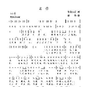 老伴_歌曲简谱_词曲:陈宋天爱 谢伟