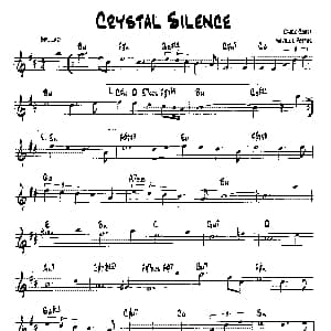 CRYSTAL SILENCE 降B爵士乐谱