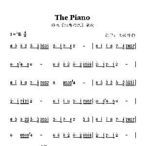 The Piano_歌曲简谱_词曲: Cheetah Mobile