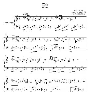 心灵钢琴曲 真心 钢琴谱 吴振兴