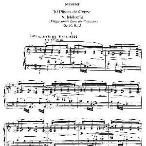 Dix Pièces de Genre Op.10 钢琴谱 朱尔斯 埃米尔 马斯涅